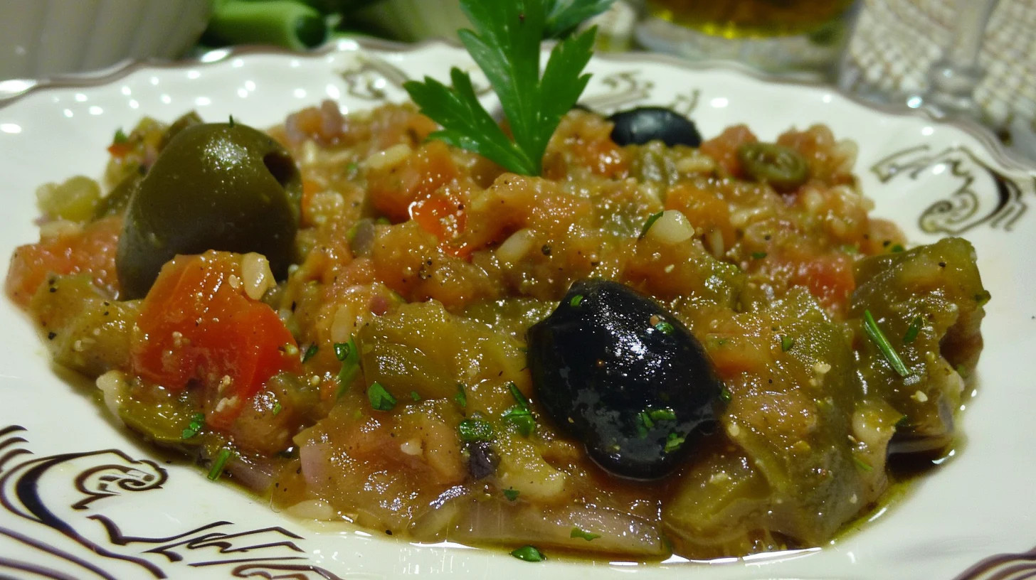 Méchouia Traditionnelle : Salade Tunisienne de Légumes Grillés